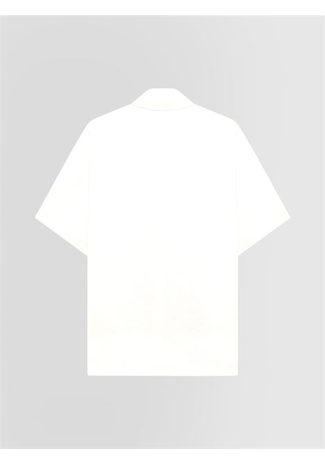 Alpha Studio camicia in lino color latte a maniche corte ALPHA STUDIO | CAMICIE | AU-5375L1003